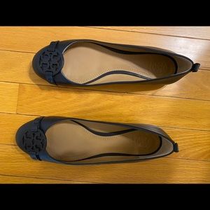Navy Tory Burch Flats